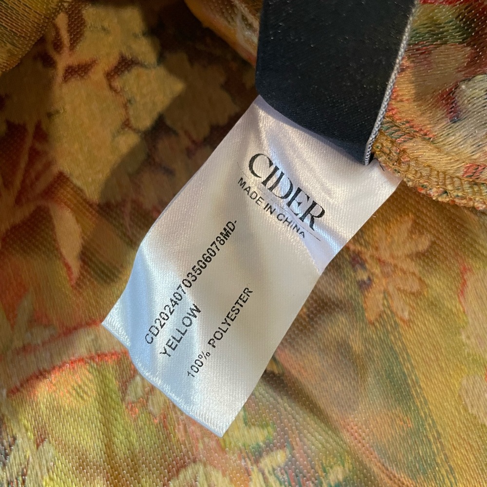 CIDER Floral Tapestry Mini Dress - Picture 9 of 14